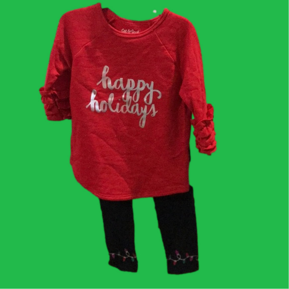 NWT Christmas 4t outfit
